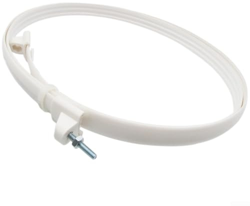 Fläktgaller nätring 12–18 tum ersättning plastspole för golv bord väggfläkt skydd vit svart blå (14127,5 cm vit)