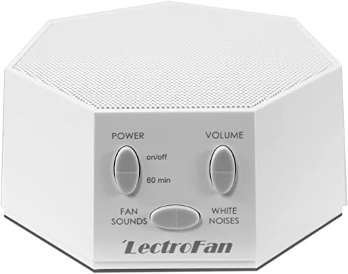 Adaptive Sound Technologies LectroFan Classic - Soothing Sound Machine for Sleep - Built-in Sleep Timer - Compact Design - Non-Looping Sounds - Speech Privacy - White