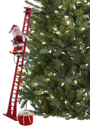 Mr. Christmas Super Climbing Santa Figurine