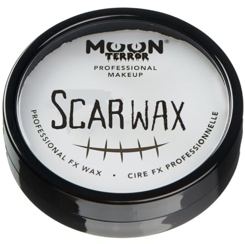 Moon Terror Pro FX Narbenmodellierwachs, 20 g, SFX-Make-up, künstliche Narben, Hautmodellierung, Spezialeffekt-Make-up (einzeln)