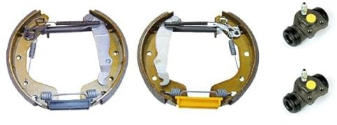 BREMBO 2 Bremstrommeln 200 + Bremsbeläge (1420-52993) | Bremstrommeln,