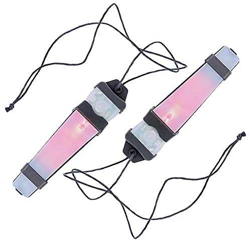 Marqueur d'identification personnelle - Lumière rouge - Signal lumineux clignotant pour casque de randonnée, bateau, cyclisme