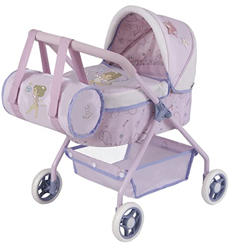 Carro de Muñecas Mi Primer Coche Gala con Bolso DeCuevas 86051, 50 x 35 x 56 cm