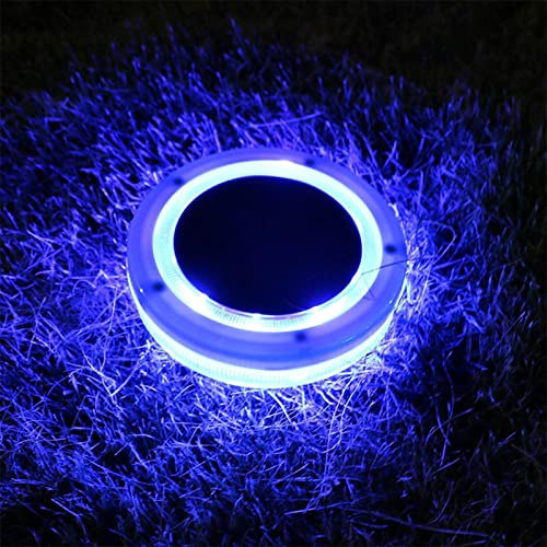 Yeehliny LED Poolbeleuchtung, IP68 Pool Beleuchtungen Unterwasser Pool, Solar Wasser Schwimmende Lampen Poollampe Solarlampe für außen Garten Rasen Teich Pool Brunnen Aquarium (1er(Blau))