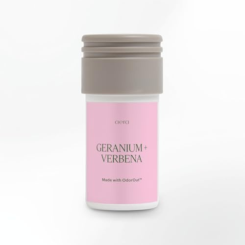 Aera Recambio de fragancia para el hogar de geranio, notas de geranio, palmarosa y clavo de olor, funciona con mini difusor AERA y tamaño de cápsula de aroma