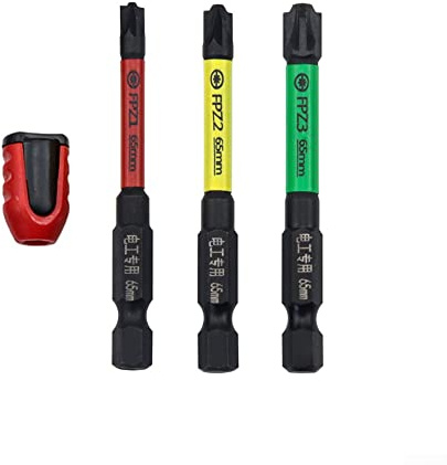 Jeu d'embouts de tournevis, embout de tournevis cruciforme fendu, tournevis spécial pour électriciens, tournevis électrique et bobine magnétique 65 mm FPZ