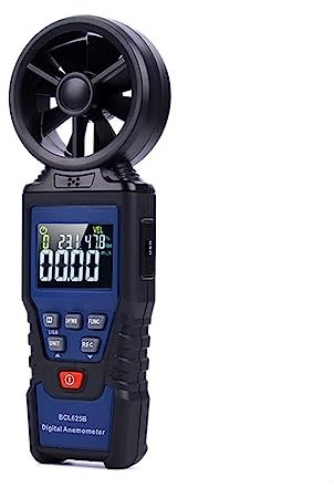 DELURA Anemometer Digital Anemometer High-precision Wind Speed Meter Handheld Outdoor Color Screen Air Volume Tester Anemometer For Measuring Easy to Use (Color : BCL625B)
