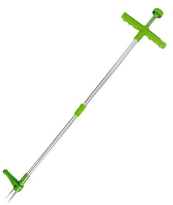 Weed Puller, Stand Up Weeder Hand Tool with Long Handle, 3-Claw Manual Weeders Plant Root Remover with Foot Pedal for Garden Dandelions Crabgrass Thistles Removal