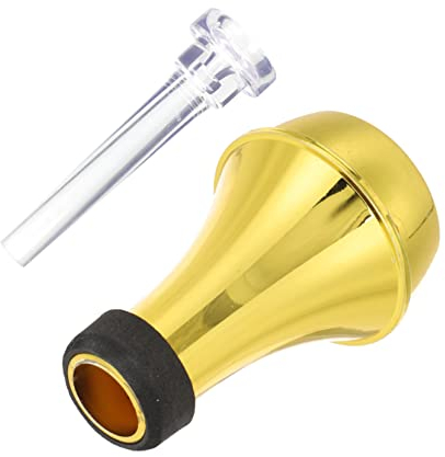 ifundom 5 Sets Gerader Kornettdämpfer Trompeten-übungsdämpfer Mit Trompetenmundstück Kunststoff-trompetendämpfer Für Trompete