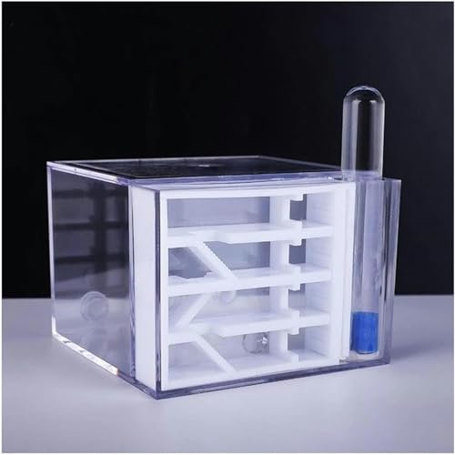 XENITE Acryl Ameisennest Ameisenfarm Ameisenhaus Pädagogisches Formicarium Mit Feuchtigkeits- Und Wasserzufuhr AntHouse Für LIVE-Ameisen (Color : Black)-1