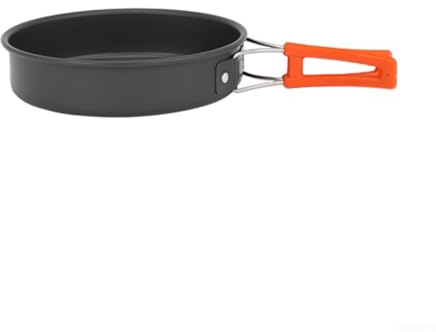 Leichte Camping-Kochpfanne, antihaftbeschichtete Aluminiumoxid-Bratpfanne für 23 Personen (groß)