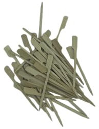 Palitos de madera, Brocheta plana de bambú. 9 cm. Pack de 5000 unidades para parrilla, pinchos, frutas, verduras. Palillos para aperitivos, Palos de brocheta, brocheta, chuches, DEVZR0285000.