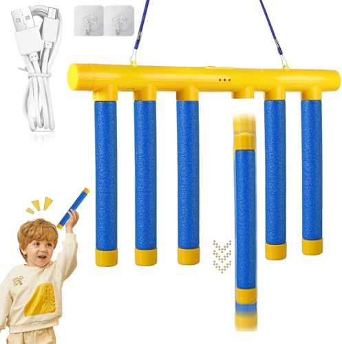 Fallende Stöcke Spiel, Drop Sticks Game, Reaktionstraining Spielspielzeug mit Fallenden Stöcken, Hand-Auge-Koordination Spiel, Fangstäbe Spiel Reaktionstraining Spielzeug, Fangspiel, Drop Stick Spiel