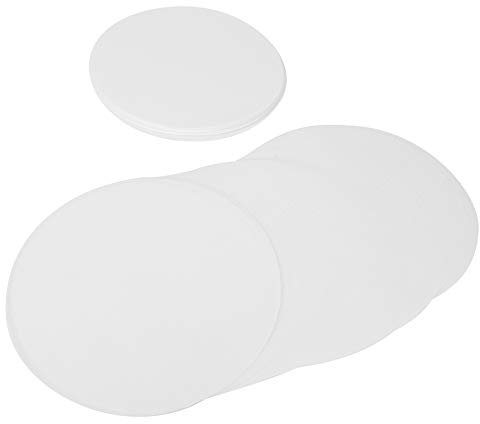 500Pcs NonStick Round Baking Oil Paper for Barbecue Oven Kitchen Family Tortilla Press Quesadilla Maker Pizza Pan Cake Pan Accessory 25cm ﻿