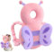 Coussin de Protection de Tête de Bébé,Protege Tete Bebe,Coussin de sac à dos Réglable et Respirant pour Tout-petits,Convient Aux Enfants qui Apprennent à Ramper et à Marcher Avec Genouillères,4 à 24 M