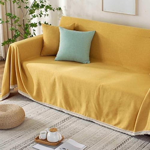 Racib Sofa Überwurfdecke XXL, Sofadecke rutschfest, Sofaüberwurf Decke XXL, Couch Überzug i Form u Form Groß, Sofaüberwurf Ecksofa Couchdecke Überwurf Für Hunde,#8-230 * 340cm