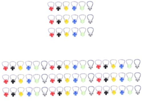 BESPORTBLE 4 Juegos Pinza Nasal De Silicona para Nadar para Los De Natación Agarre Natacion Hoberboat Clip De Nariz De Natación Impermeable Pinza Nasal para Nadar 20 Piezas * 4