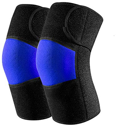 SDGBCXD, 1 Pair Self-Heating Knee Pads, Tourmaline Self-Heating Knee Brace, for Running, Work Out, Arthritis, Joint Pain Relief,Red,Self-heating knee pads(Blue)