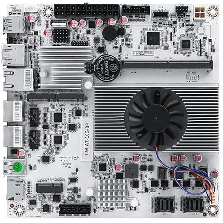 1 * 10G 2*i226-V 2.5G 3LAN Intel N150 NAS Motherboard 8*SATA3.0(2*SFF 8643) 2*M.2 NVMe 1*DDR5 PCI-E x4 slot USB3.2+Type-C 10Gbp Soft Router ITX Mainboard M.2 E_Key WiFi HDMI/DP1.4 supports 4K@60Hz