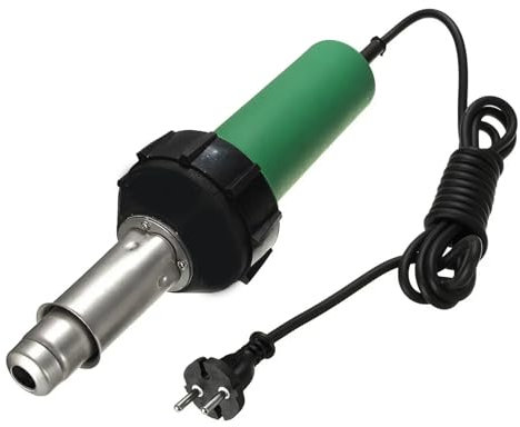 HYZHANHONG Pistola ad Aria Calda per Saldatura in plastica da 1600 W, Pistola ad Aria Calda con Impugnatura antiscottatura a Riscaldamento rapido Temperatura Acciaio plastico per Tubi in PVC