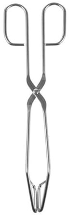 Ioensy Pince de Cuisine Triangulaire dentelée, Pince de Service antidérapante, ustensiles de Cuisine, de Cuisine pour Restaurant, Traiteur, fête, Camping, Longueur 30 Cm