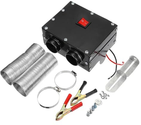 URPIZY 500W Autoheizung für Winter, tragbare Heizung für Fahrzeuginnenraum, 12V/24V Schnellheizung mit Entfrostfunktion, kompatibel mit PKW LKW Wohnmobil Caravan Boot