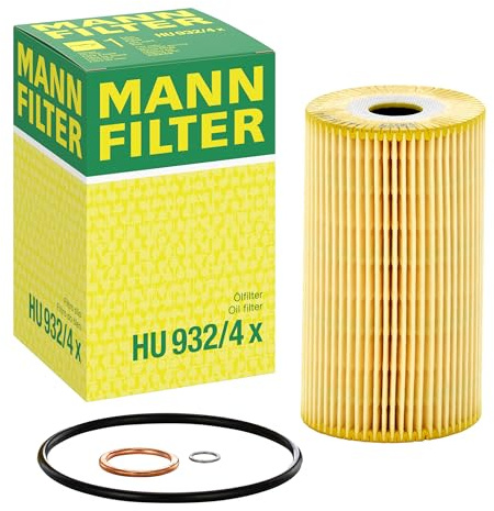 MANN-FILTER HU 932/4 x Ölfilter - für Lkw + Busse | Für LKW, Busse, Hohe Filtrationsleistung, Optimaler Motorschutz, Hochwertige Dichtung, Echte OE-Technologie