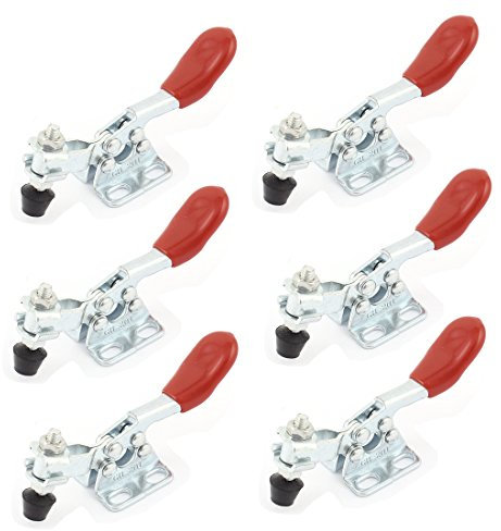 sourcing map Gh-201 rapide Holding horizontal Poignée Sauterelle de menuisier