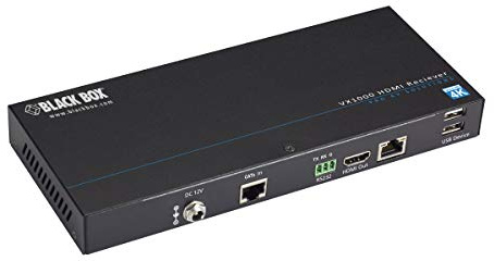 Black Box VX1000 Series Extender Receiver - 4K, HDMI, CATx, USB