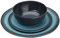 Flamefield GA0112 Granite 12 Piece Melamine Dining Set-Aqua