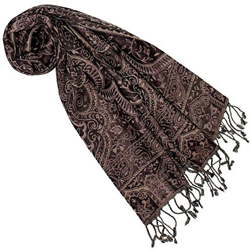 Lorenzo Cana - Damen Schal aus weicher Wolle vom Merinolamm Paisley Muster bunt mehrfarbig 35 cm x 160 cm Frauen Wollschal Wolltuch Damenschal 7840177
