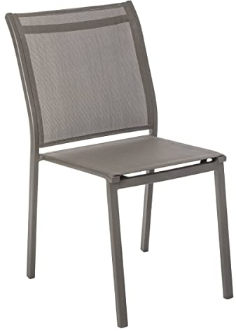 Hespéride - Stapelbarer Gartenstuhl Essentia in Wenge und Tonka - Wengé/Tonka