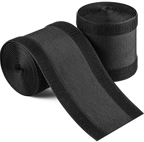 Cable Grip Floor Cable Cover Cords Cable Protector Cable Management Only for Commercial Office Carpet (Black,20 Feet)