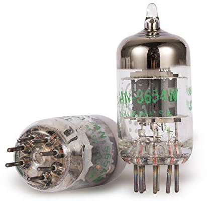 Nobsound Matched Pair 7-Pin GE JAN 5654W Valve Tubes Upgrade for 6AK5/6J1/6Ж1/EF95/6J1P