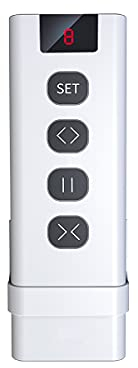 LEDLUX SH1909, Telecomando RF 433MHz, 9 Canali Per Controllare 9 Tapparelle Elettriche Con Stesso Telecomando, Porta Telecomando Incluso