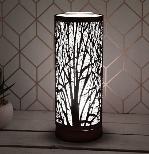 Cylindrical Desire LED Aroma Lamp | Black Tree design | 1 Pc