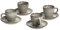 Zeller Present Espresso-Set Keramik beige 8tlg. (1 Set)
