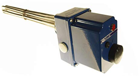 THERMIS TRG 11 Heizstab Heizpatrone mit Thermostat 4,5kW 3/230V (5 cable) G6/4 Heizelement für Wasserspeicher Boiler Warmwasserspeicher Wasserheizung