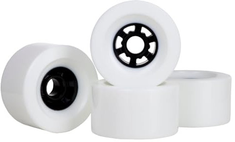 Blank 83 mm Pro Longboard Cruiser Wheels Schwungräder (weiß), C7-WH83