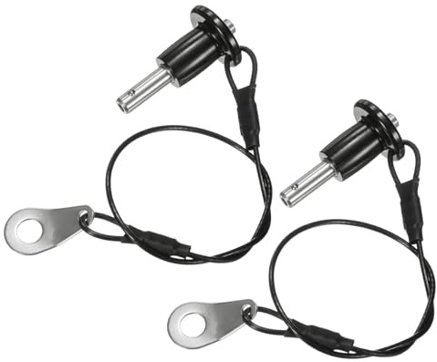 M METERXITY 2Pcs Perno A Sfere ostacolarenti 5mm Diametro 10mm Lunghezza Utilizzo Perno A Sgancio Rapido Con Pulsante