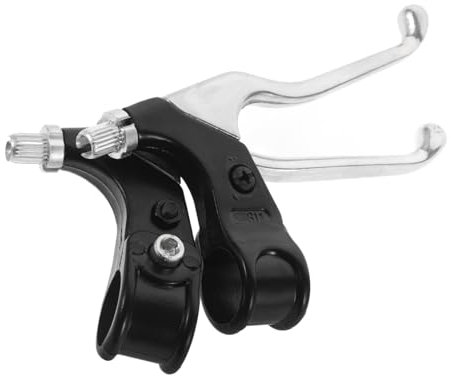 NULYLU 2 Stück Aluminium Bremshebel Für Fahrrad Langlebige Mountainbike Bremsgriffe Aus Robustem Leichtmetall Ersatz Für Kaputte Hebel Rutschfester Lenkergriff Kompatibel Mit Rennrad Und