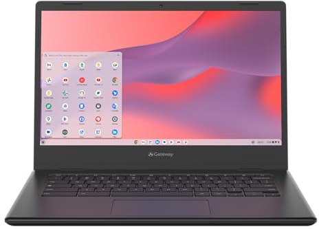 Acer Gateway Chromebook 314 CBO314-1H-C476 Laptop | Intel Celeron N4500 | 14 Zoll Full HD (1920 x 1080) Display | 4GB LPDDR4X | 64GB eMMC | Wi-Fi 5 802.11ac | Chrome OS | Star Black