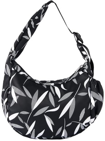 HUA ANGEL Borsa a Mezzaluna Donna Leggera con Tracolla Regolabile Borsa a Spalla Donna Ragazze Multi Tasche per Viaggio, Sport,Quotidiano e Estiva