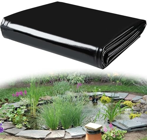 Vorgeformte Teichfolie, 1,8 x 2,8 m, 16,4 x 19,7 m, HDPE-Teichauskleidung, einfaches Schneiden, Gartenpool-Membran für Brunnen, Wasserfall, Fische, Koiteiche und Sand