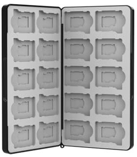 Gdraco Game Card Case for Nintendo Switch/Switch OLED/Switch 2/Switch Lite Game Card with 20 Game Card Slots and 20 Micro SD Cards Magnetic Closure Portable Travel Storage Box