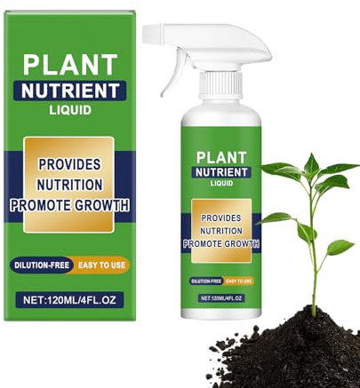 Fertilizzante Liquido Per Piante Da Interno - Spray Fertilizzante Per Interni - Accessori Da Giardino Naturali Multiuso Per Orto Frutta Fiori E Piante D Appartamento Crescita In Giardino 120 Ml