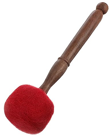 TOYANDONA Klangschalenschlägel und Pu Robust und Einfach zu Halten Geeignet für Meditationsklangschale Zubehör für Buddhistische Klangschalen
