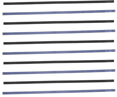 WOONEKY 10 pièces Lot de Bandes Autocollantes de Protection Latérale pour Raquette de Tennis de Table Bande Anti-Collision Noire et Bleue Prolongent la Durée de Vie et Protègent Les Chocs