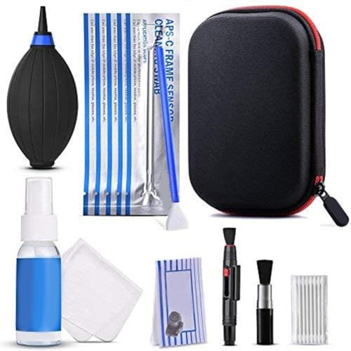 Flaroey Kit de Limpieza para Cámaras DSLR, Kit de Limpieza para Cámaras Digitales SLR y DV