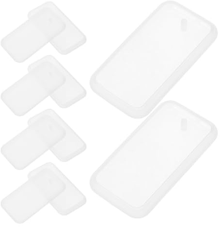 DIYEAH Lot de 20 Moule Resine Epoxy Porte Clé et Moule Silicone Bijoux | Moulds Rectangulaires pour Pendentif DIY | Kit de Fabrication pour Porte-clés et Breloques Personnalisées